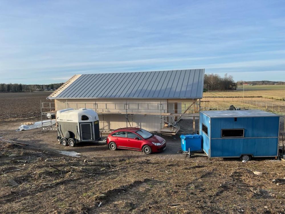 Stomresning av ekonomibyggnad