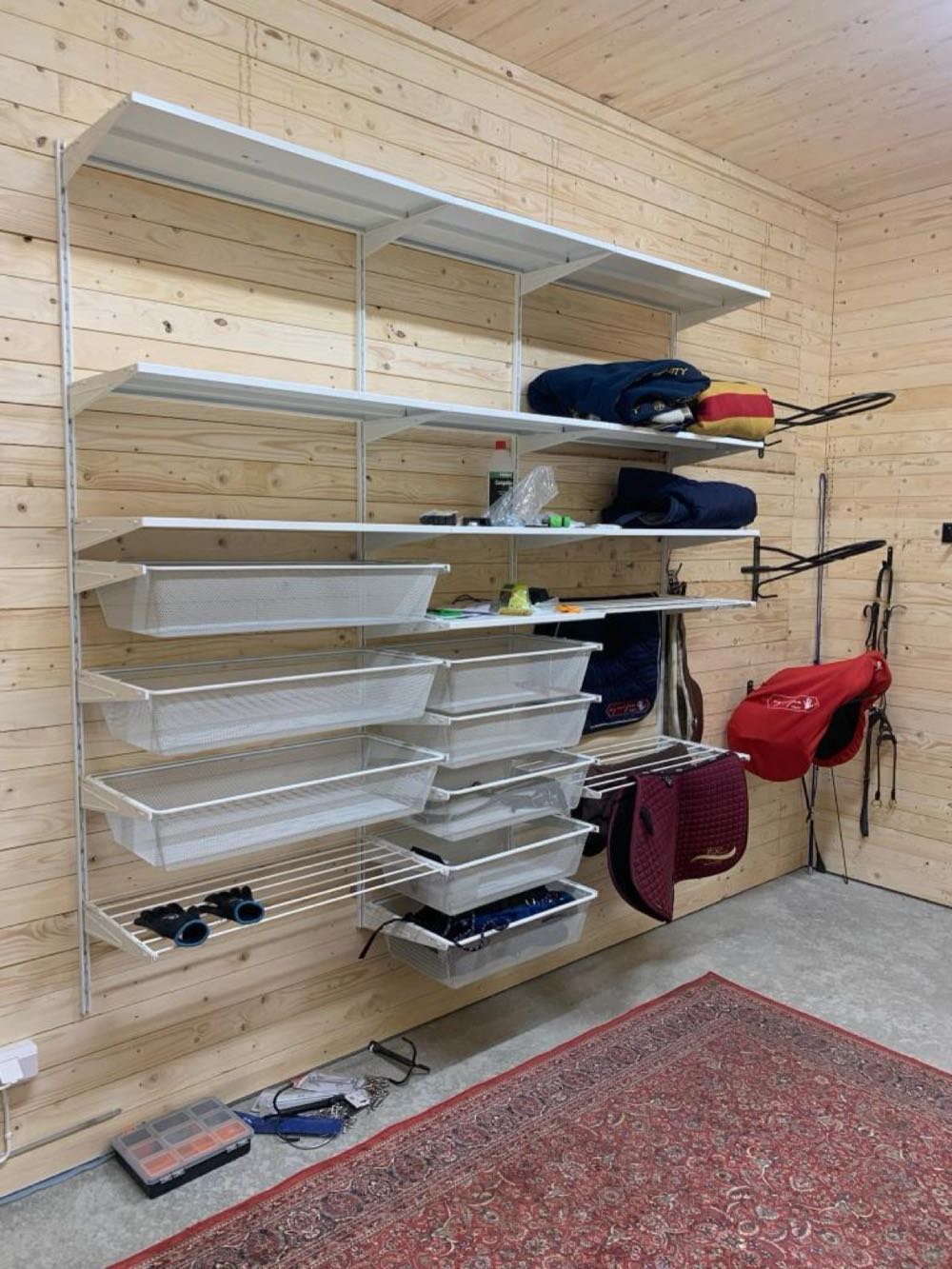 Byggarbete i våtrum under renovering